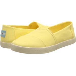 *NIB* TOMS Womens‎ Avalon Sneakers Shoes - Yellow SIZE 7